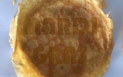 De la gravure laser sur crêpe