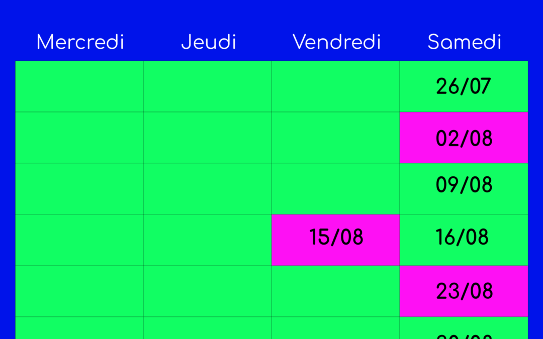 Les vacances du Fablab